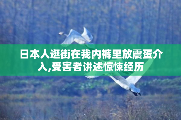 日本人逛街在我内裤里放震蛋介入,受害者讲述惊悚经历