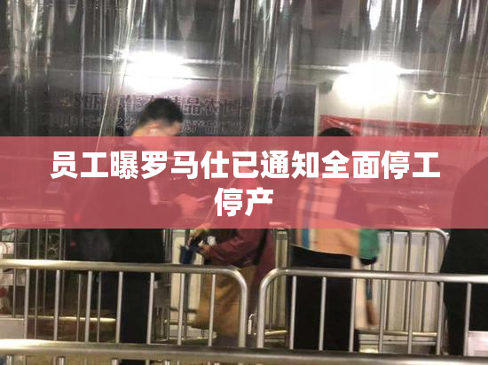 员工曝罗马仕已通知全面停工停产