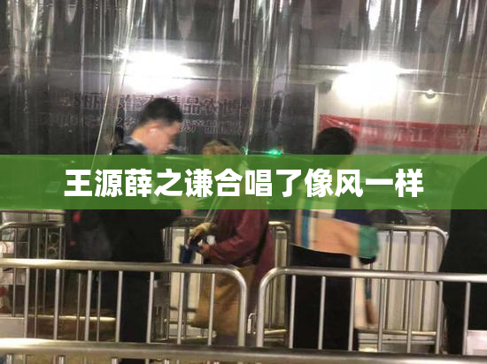 王源薛之谦合唱了像风一样