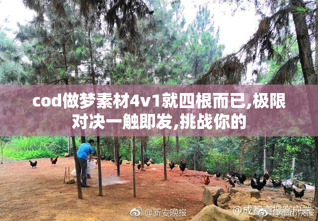 cod做梦素材4v1就四根而已,极限对决一触即发,挑战你的