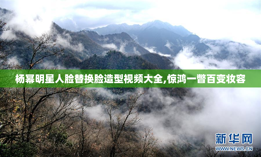杨幂明星人脸替换脸造型视频大全,惊鸿一瞥百变妆容