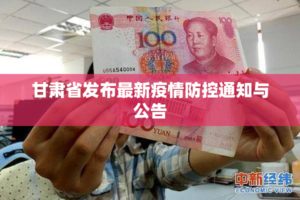 甘肃省发布最新疫情防控通知与公告