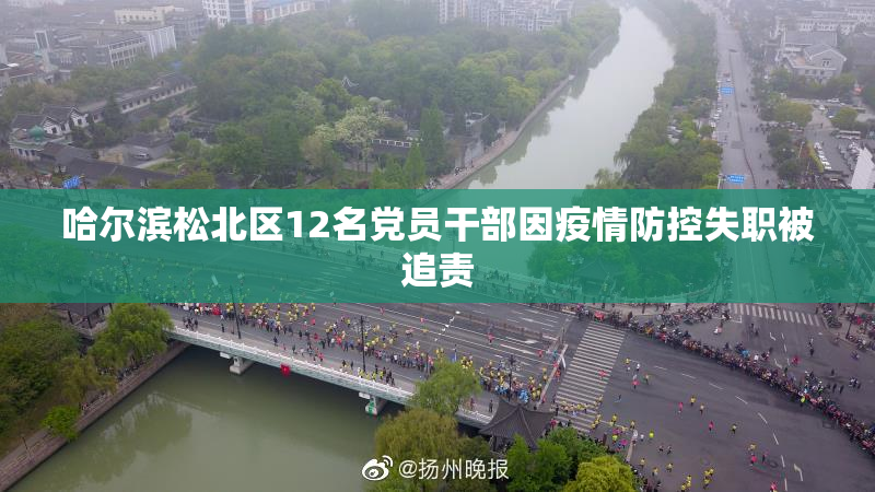哈尔滨松北区12名党员干部因疫情防控失职被追责