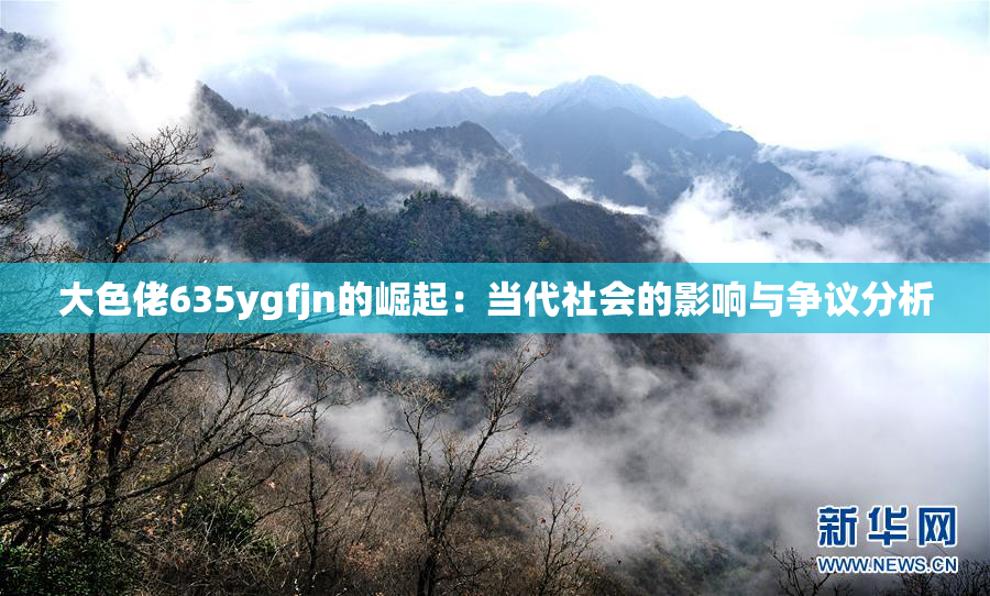 大色佬635ygfjn的崛起：当代社会的影响与争议分析