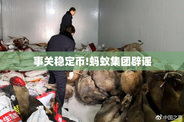 事关稳定币!蚂蚁集团辟谣