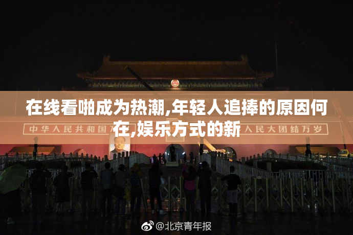 在线看啪成为热潮,年轻人追捧的原因何在,娱乐方式的新