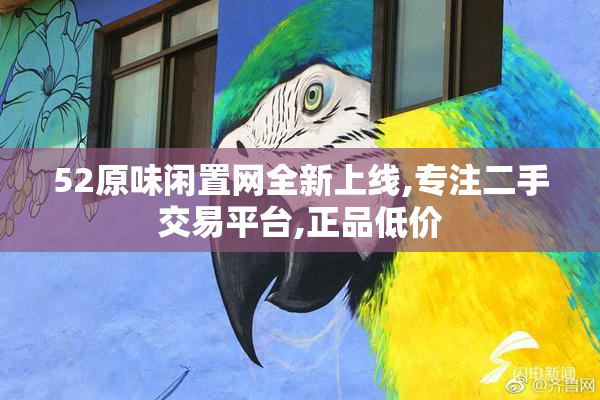 52原味闲置网全新上线,专注二手交易平台,正品低价