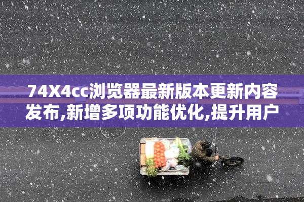 74X4cc浏览器最新版本更新内容发布,新增多项功能优化,提升用户