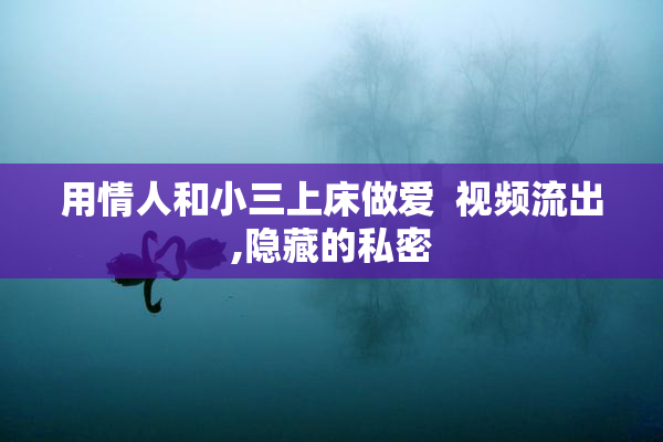 用情人和小三上床做爱  视频流出,隐藏的私密
