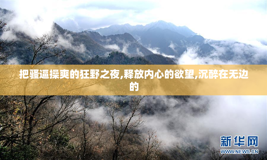 把骚逼操爽的狂野之夜,释放内心的欲望,沉醉在无边的