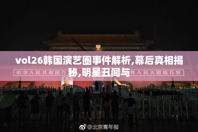 vol26韩国演艺圈事件解析,幕后真相揭秘,明星丑闻与