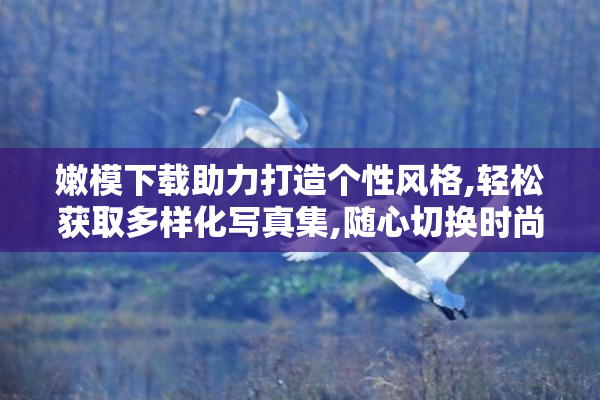嫩模下载助力打造个性风格,轻松获取多样化写真集,随心切换时尚
