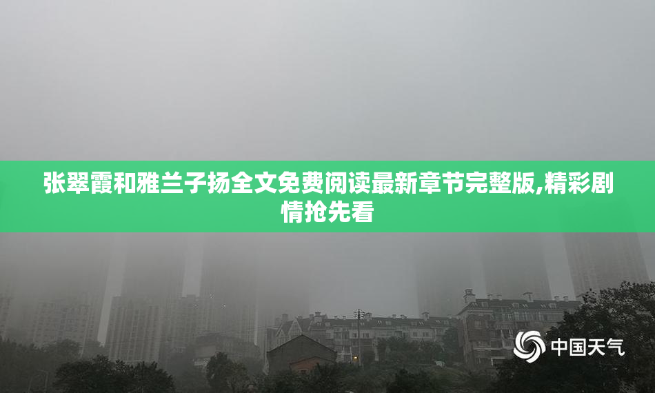 张翠霞和雅兰子扬全文免费阅读最新章节完整版,精彩剧情抢先看