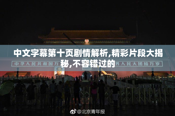 中文字幕第十页剧情解析,精彩片段大揭秘,不容错过的