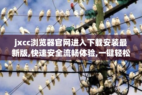 jxcc浏览器官网进入下载安装最新版,快速安全流畅体验,一键轻松
