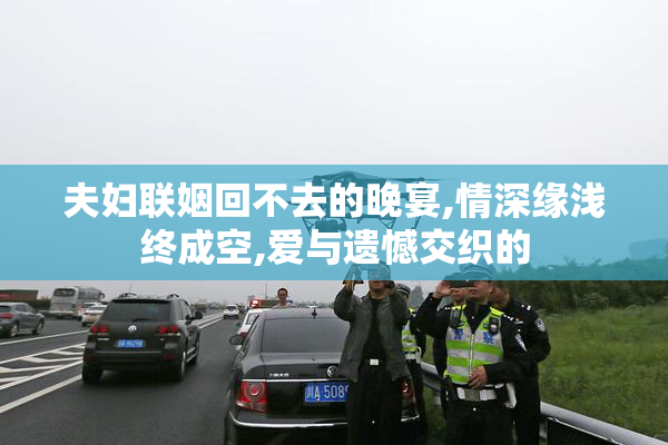 夫妇联姻回不去的晚宴,情深缘浅终成空,爱与遗憾交织的