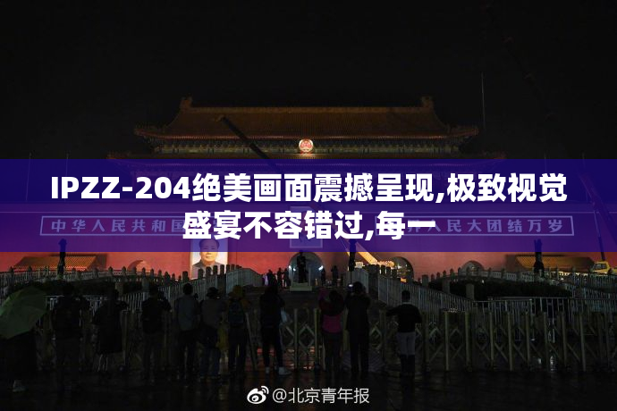 IPZZ-204绝美画面震撼呈现,极致视觉盛宴不容错过,每一