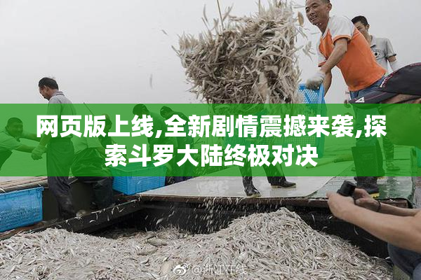 网页版上线,全新剧情震撼来袭,探索斗罗大陆终极对决