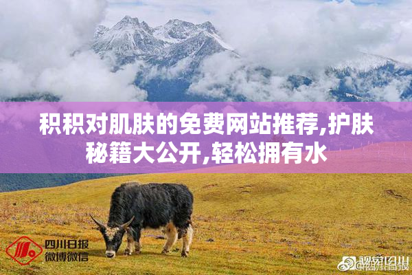 积积对肌肤的免费网站推荐,护肤秘籍大公开,轻松拥有水