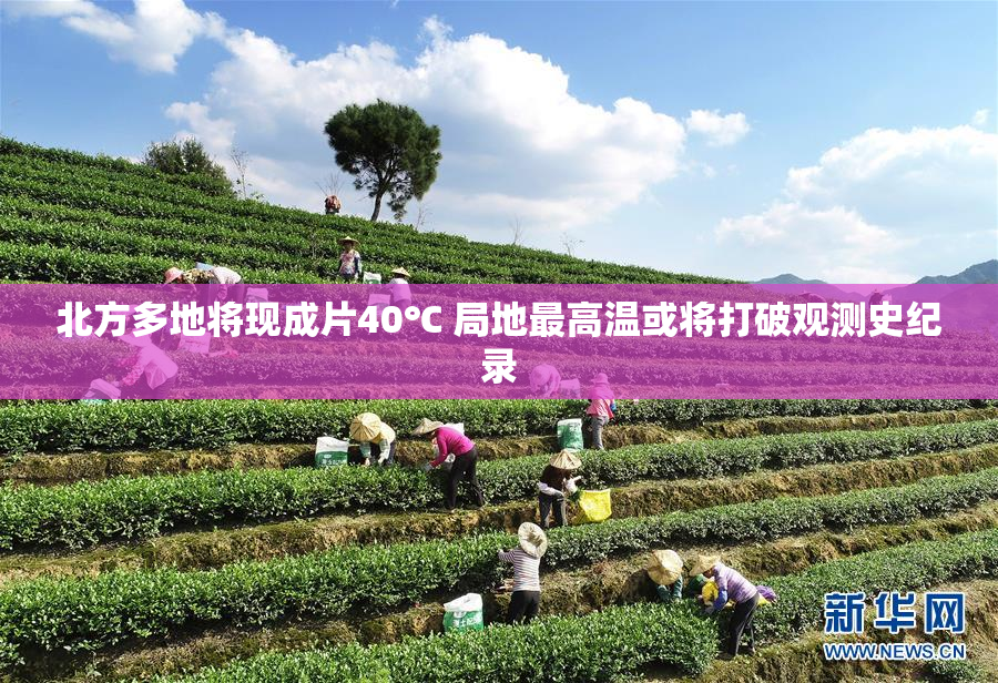 北方多地将现成片40℃ 局地最高温或将打破观测史纪录