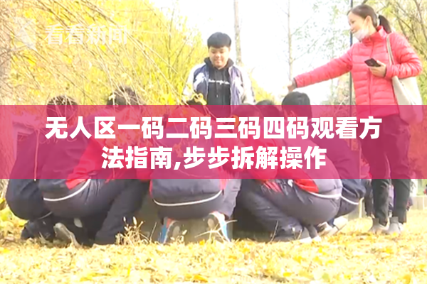 无人区一码二码三码四码观看方法指南,步步拆解操作