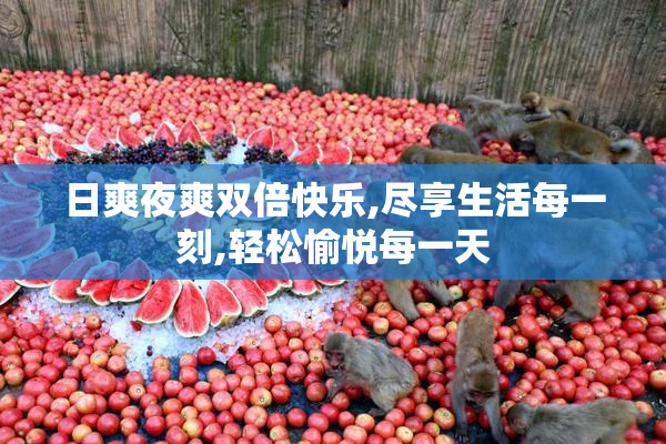 日爽夜爽双倍快乐,尽享生活每一刻,轻松愉悦每一天