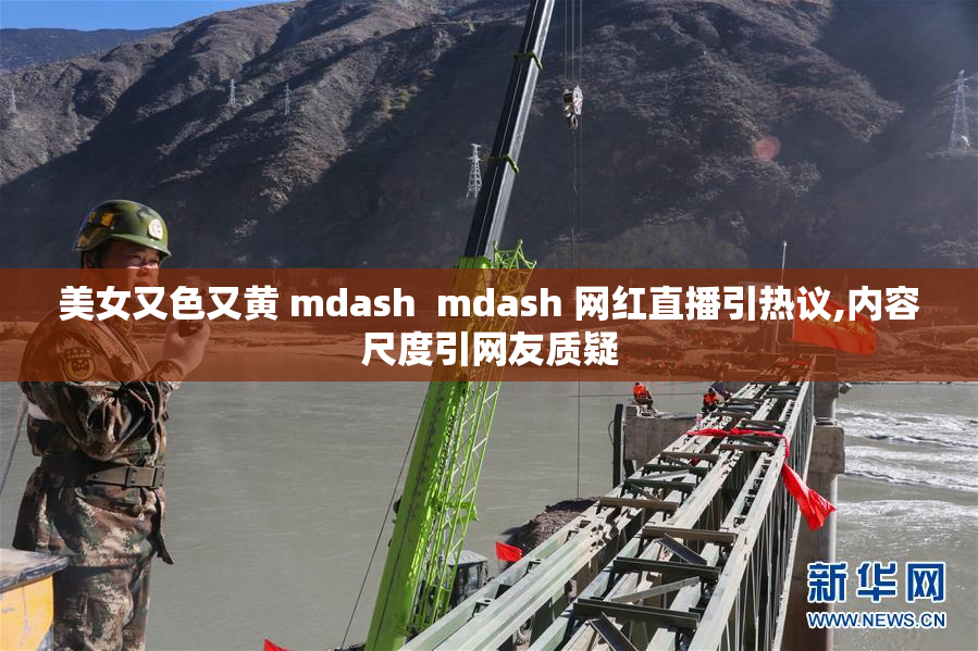美女又色又黄 mdash  mdash 网红直播引热议,内容尺度引网友质疑