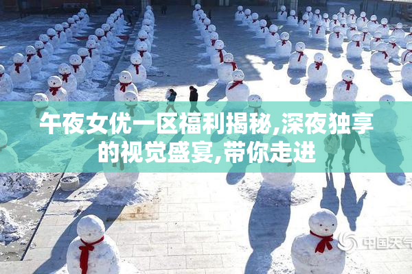 午夜女优一区福利揭秘,深夜独享的视觉盛宴,带你走进
