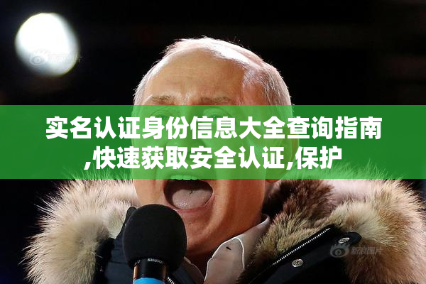 实名认证身份信息大全查询指南,快速获取安全认证,保护