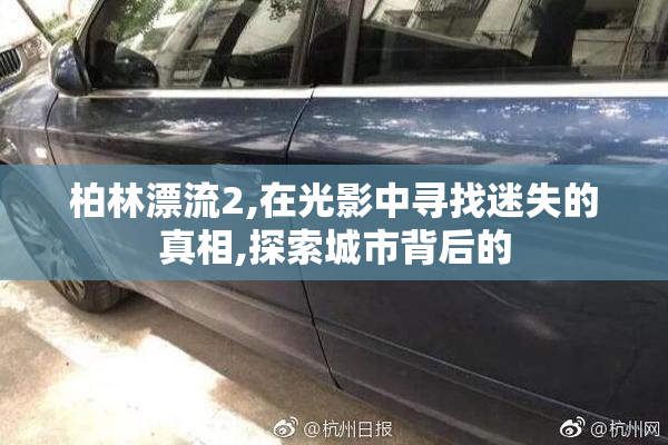 柏林漂流2,在光影中寻找迷失的真相,探索城市背后的