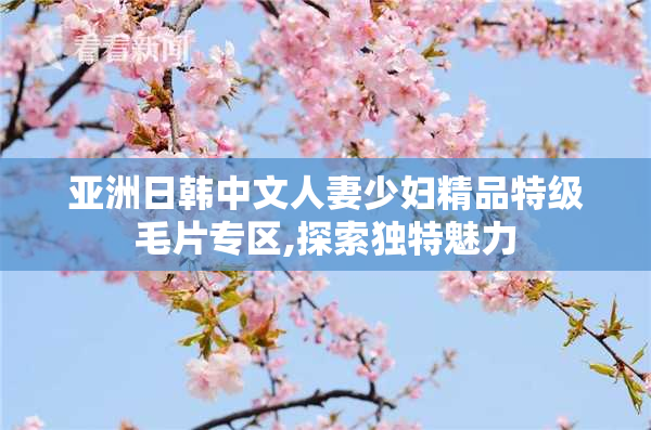 亚洲日韩中文人妻少妇精品特级毛片专区,探索独特魅力