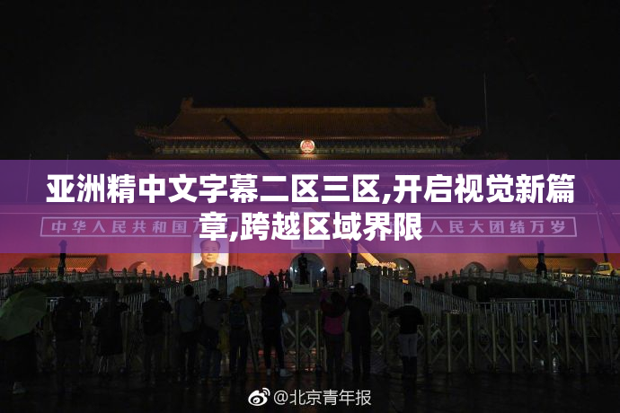 亚洲精中文字幕二区三区,开启视觉新篇章,跨越区域界限