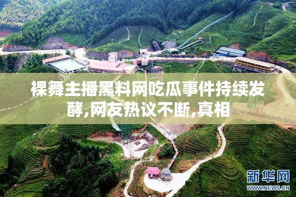 裸舞主播黑料网吃瓜事件持续发酵,网友热议不断,真相