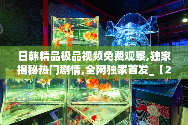 日韩精品极品视频免费观察,独家揭秘热门剧情,全网独家首发_【2025