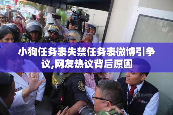 小狗任务表失禁任务表微博引争议,网友热议背后原因