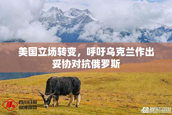 美国立场转变，呼吁乌克兰作出妥协对抗俄罗斯