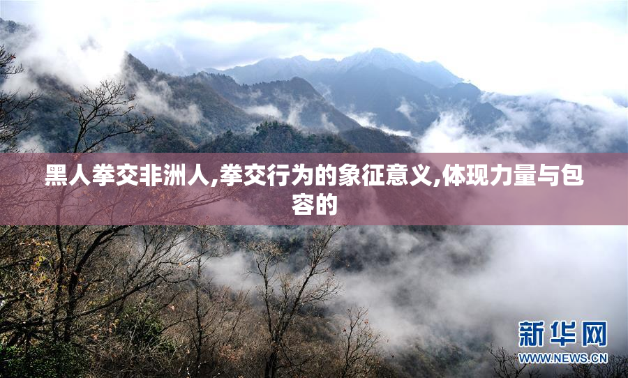 黑人拳交非洲人,拳交行为的象征意义,体现力量与包容的