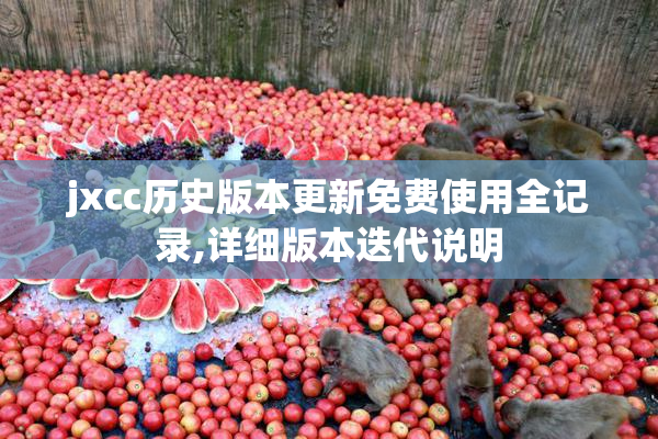 jxcc历史版本更新免费使用全记录,详细版本迭代说明