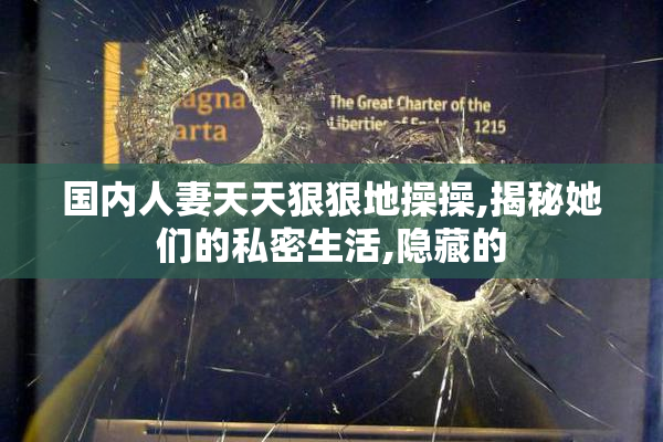 国内人妻天天狠狠地操操,揭秘她们的私密生活,隐藏的