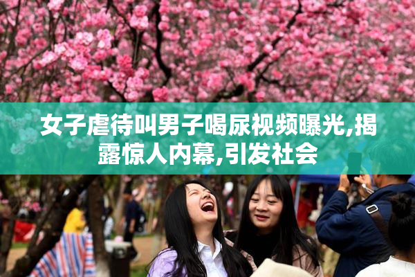 女子虐待叫男子喝尿视频曝光,揭露惊人内幕,引发社会