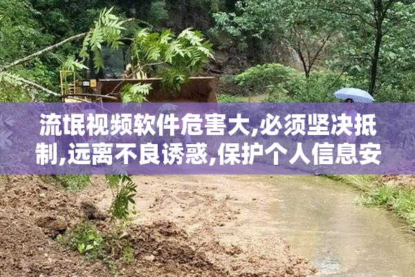 流氓视频软件危害大,必须坚决抵制,远离不良诱惑,保护个人信息安全