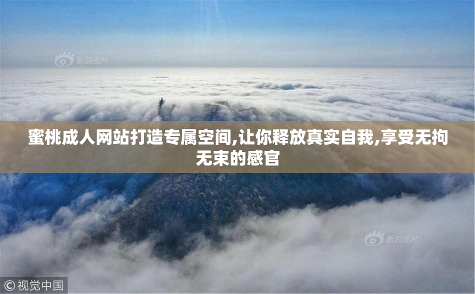 蜜桃成人网站打造专属空间,让你释放真实自我,享受无拘无束的感官