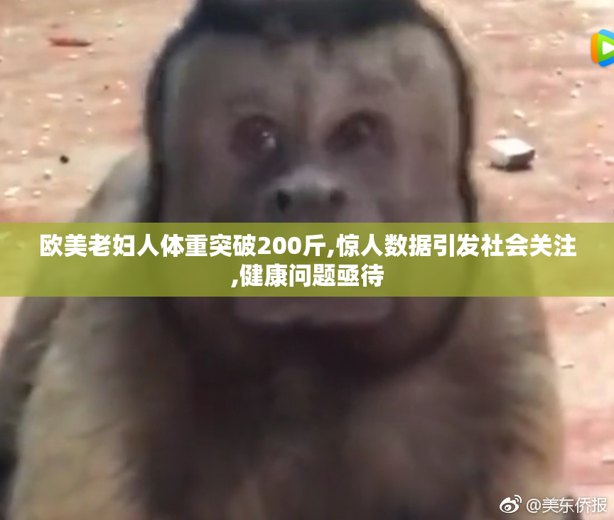 欧美老妇人体重突破200斤,惊人数据引发社会关注,健康问题亟待
