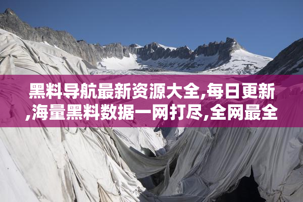 黑料导航最新资源大全,每日更新,海量黑料数据一网打尽,全网最全