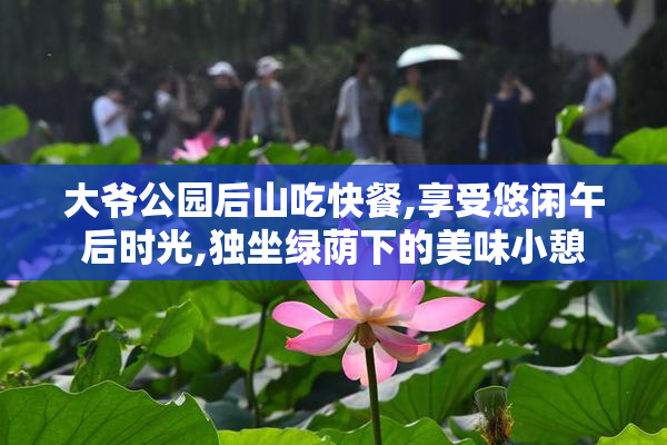 大爷公园后山吃快餐,享受悠闲午后时光,独坐绿荫下的美味小憩