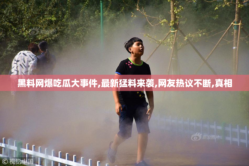 黑料网爆吃瓜大事件,最新猛料来袭,网友热议不断,真相