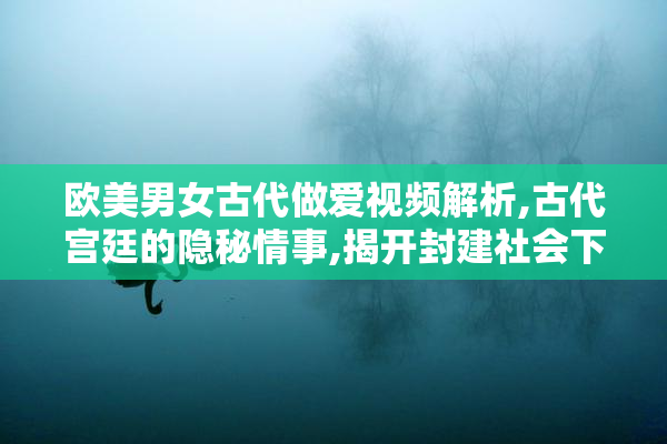 欧美男女古代做爱视频解析,古代宫廷的隐秘情事,揭开封建社会下的
