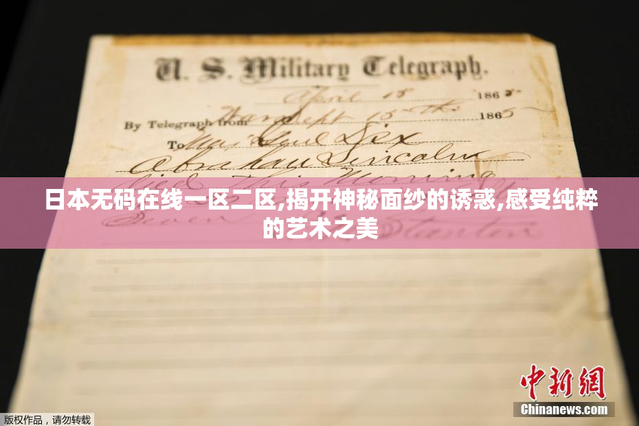 日本无码在线一区二区,揭开神秘面纱的诱惑,感受纯粹的艺术之美