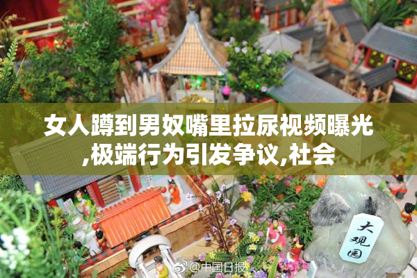 女人蹲到男奴嘴里拉尿视频曝光,极端行为引发争议,社会