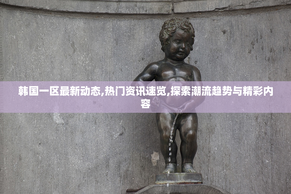 韩国一区最新动态,热门资讯速览,探索潮流趋势与精彩内容